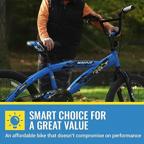 Miniatura 6 de Kent Bicicleta internacional de inclinación completa de 20 pulgadas para niños de 7 a 13 años, bicicleta para niños con poste de asiento acolchado