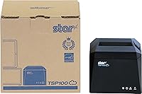 Vista 7 de Star Micronics TSP143IVUE USB/Ethernet (LAN) Impresora térmica de recibos con Android Open Accessory (AOA), CloudPRNT, cortador y fuente de Gris