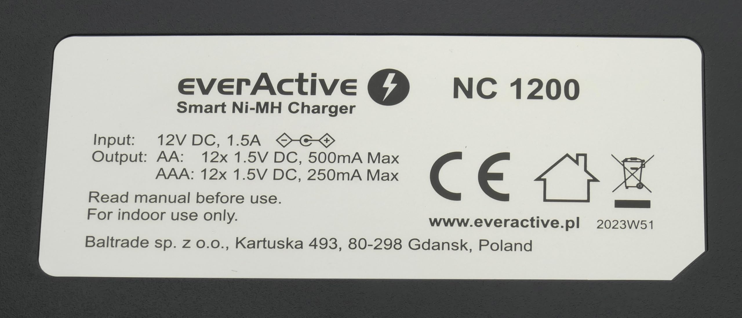 Ładowarka procesora EverActive AAA/AA NC-1200