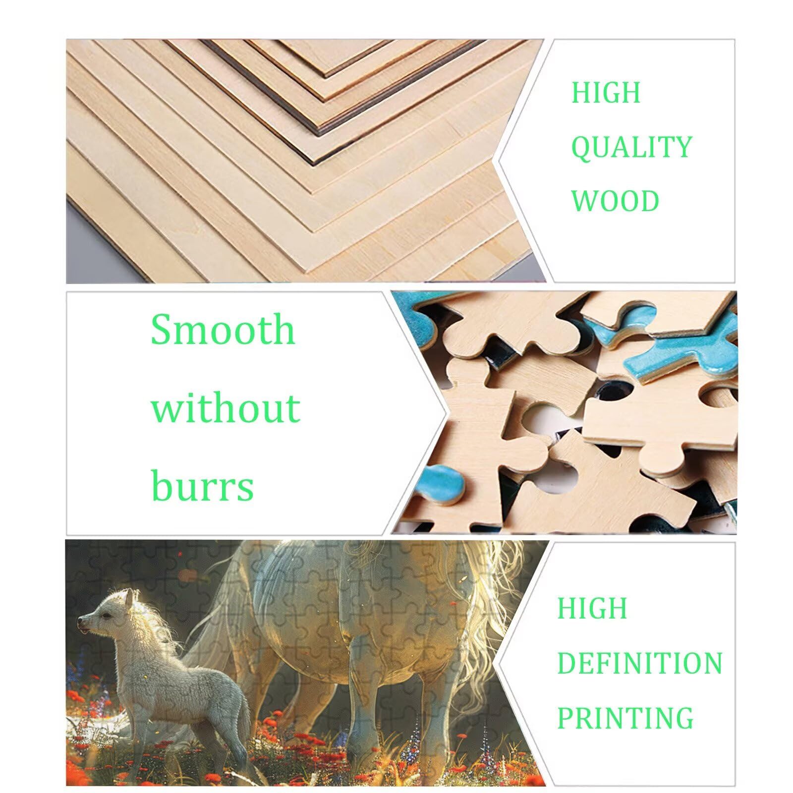 Puzzle 6000 elementów, las koń puzzle 6000 elementów dorośli i dzieci, premium artystyczna łamigłówka, 179,5 x 105,5 cm klasyczna gra puzzle dla dorosłych, dekoracja domu, prezent dla mężczyzn s7h-754
