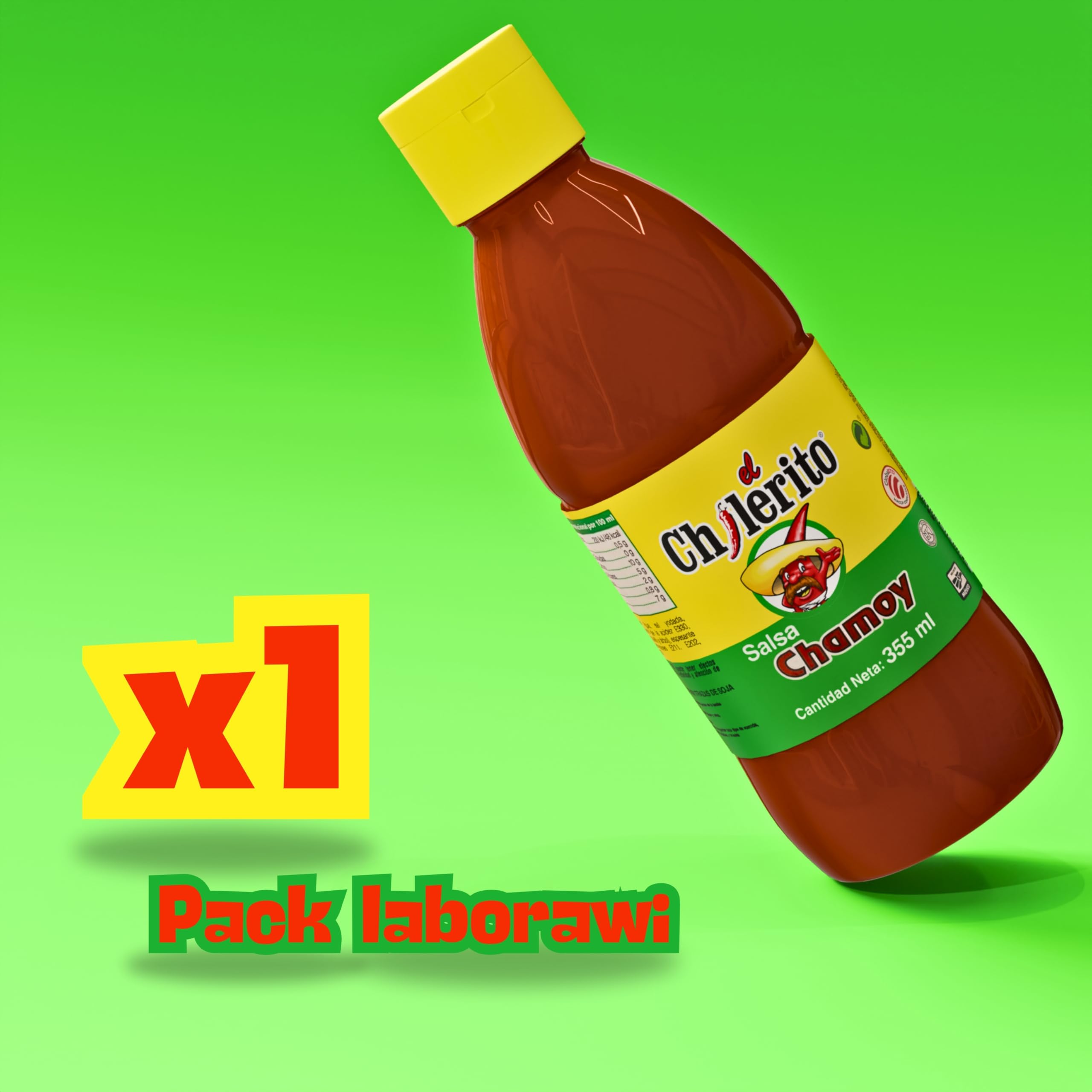 Chilerito Salsa Chamoy 355ml Sabor Agridulce Picante Importado de México