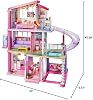 Barbie Dreamhouse Adventures playset, Dreamhouse large three-story dolls house, pink with transforming accessories FHY73