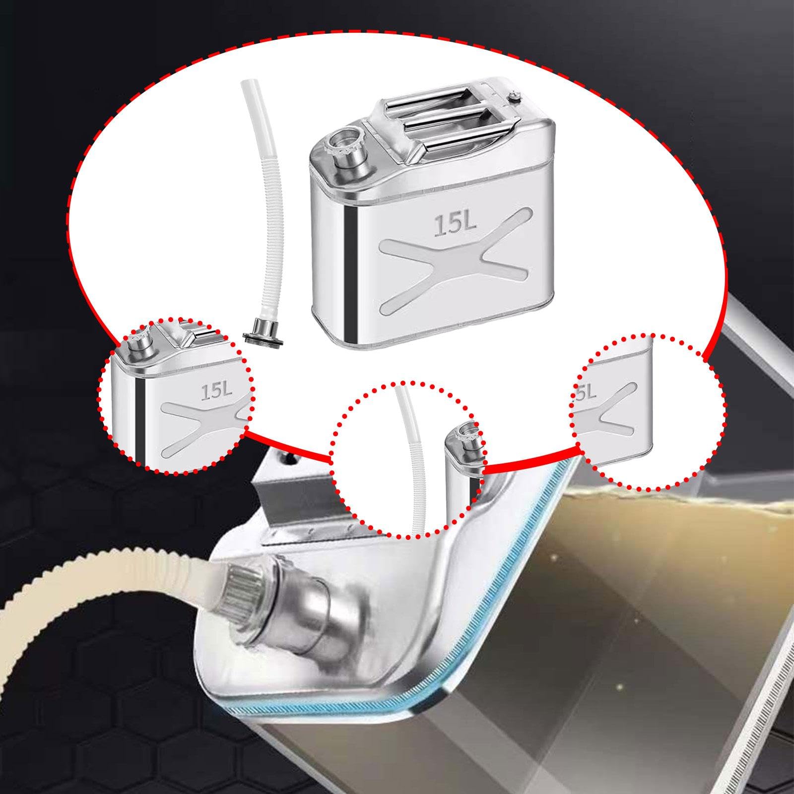 Amazon | Scifimp 水タンク、金属製貯水バケツ、ステンレススチール