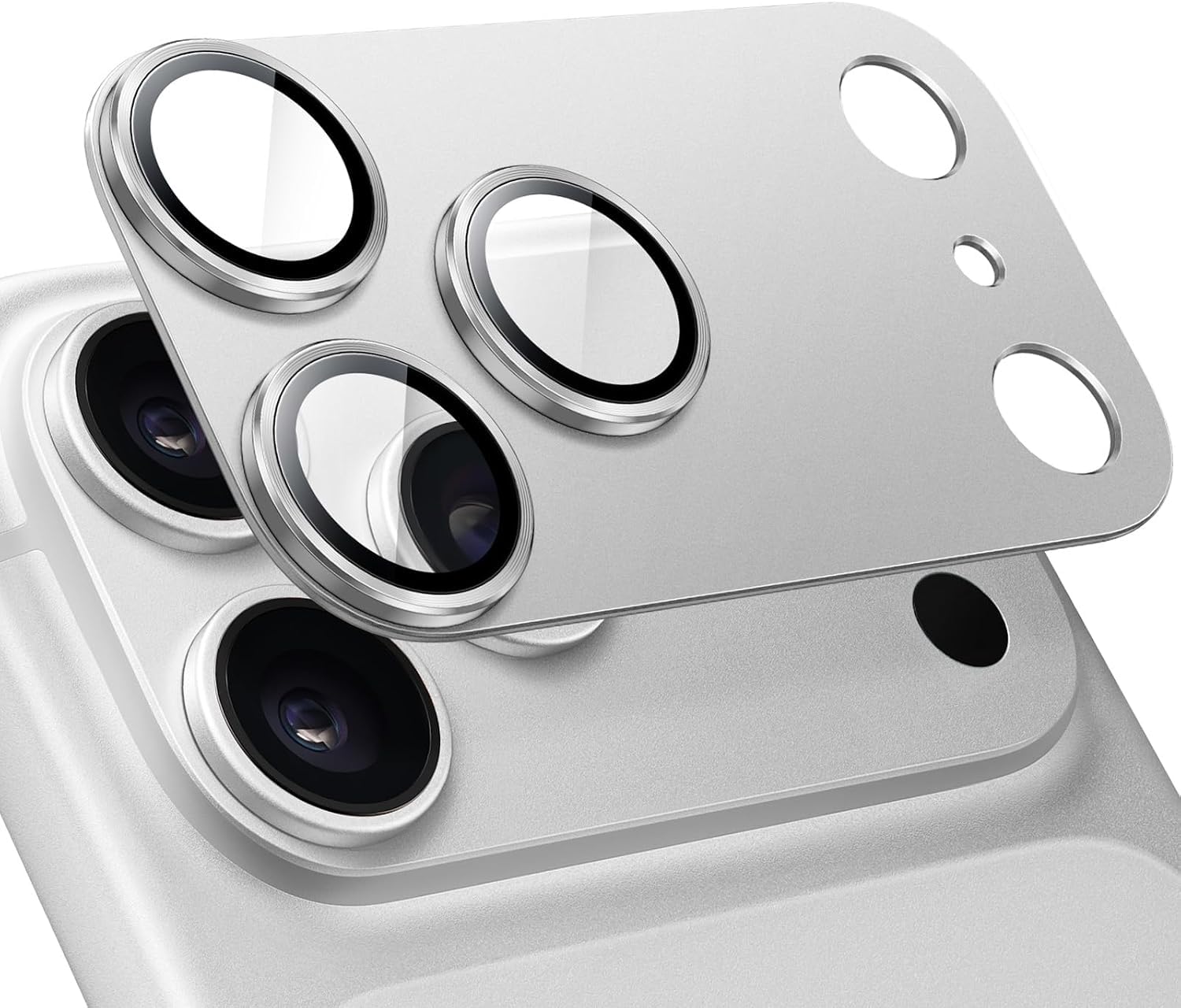 Ferilinso SUCGLES Camera Lens Protector for iPhone 18 Pro Max, 1-Pack, Dark Cherry Full Coverage 9H+ Tempered Glass, Matte Metal Plate, AR Coating, Scratch Resistant, Case Friendly — Amazon image 9