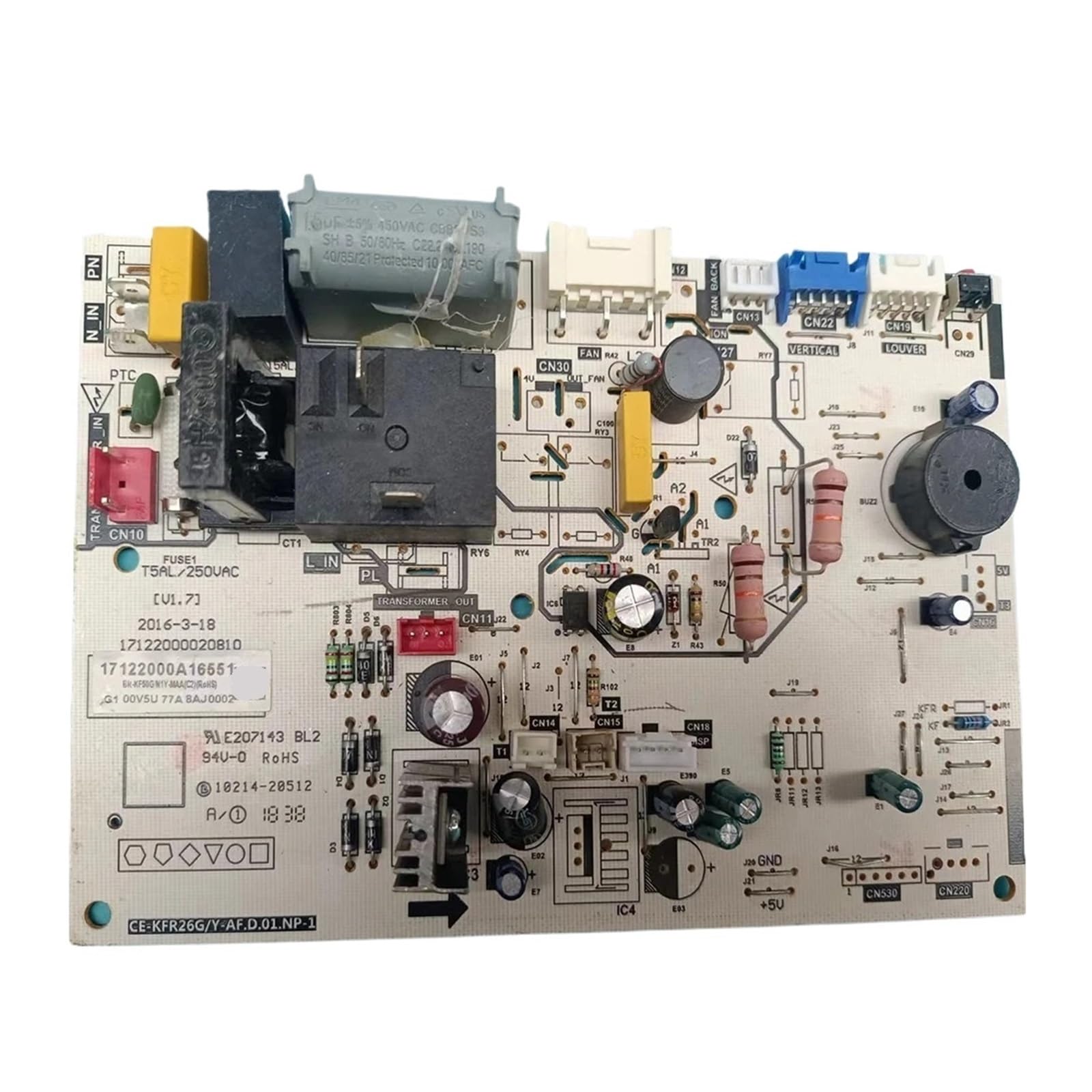 Air conditioning motherboard 17122000020810 CE-KFR26G Y-AF.D.01.NP-1(Cooling Only)