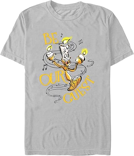 Camiseta para hombre de Beauty and The Beast Lumiere Be Our Guest