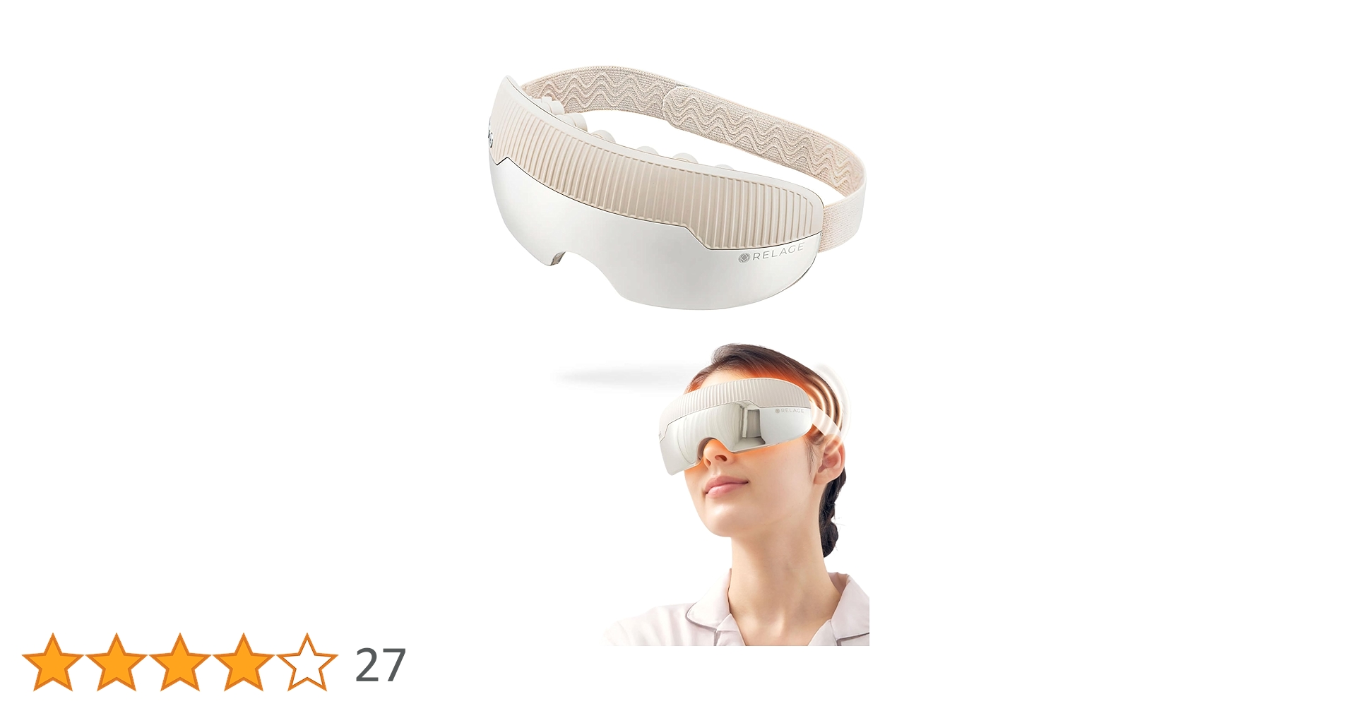 RELAGE リラージュ 目元ケア アイウォーマーホットアイマスク アイケア Amazon.co.jp: RELAGE リラージュ 目元ケア アイウォーマー EMS 温熱