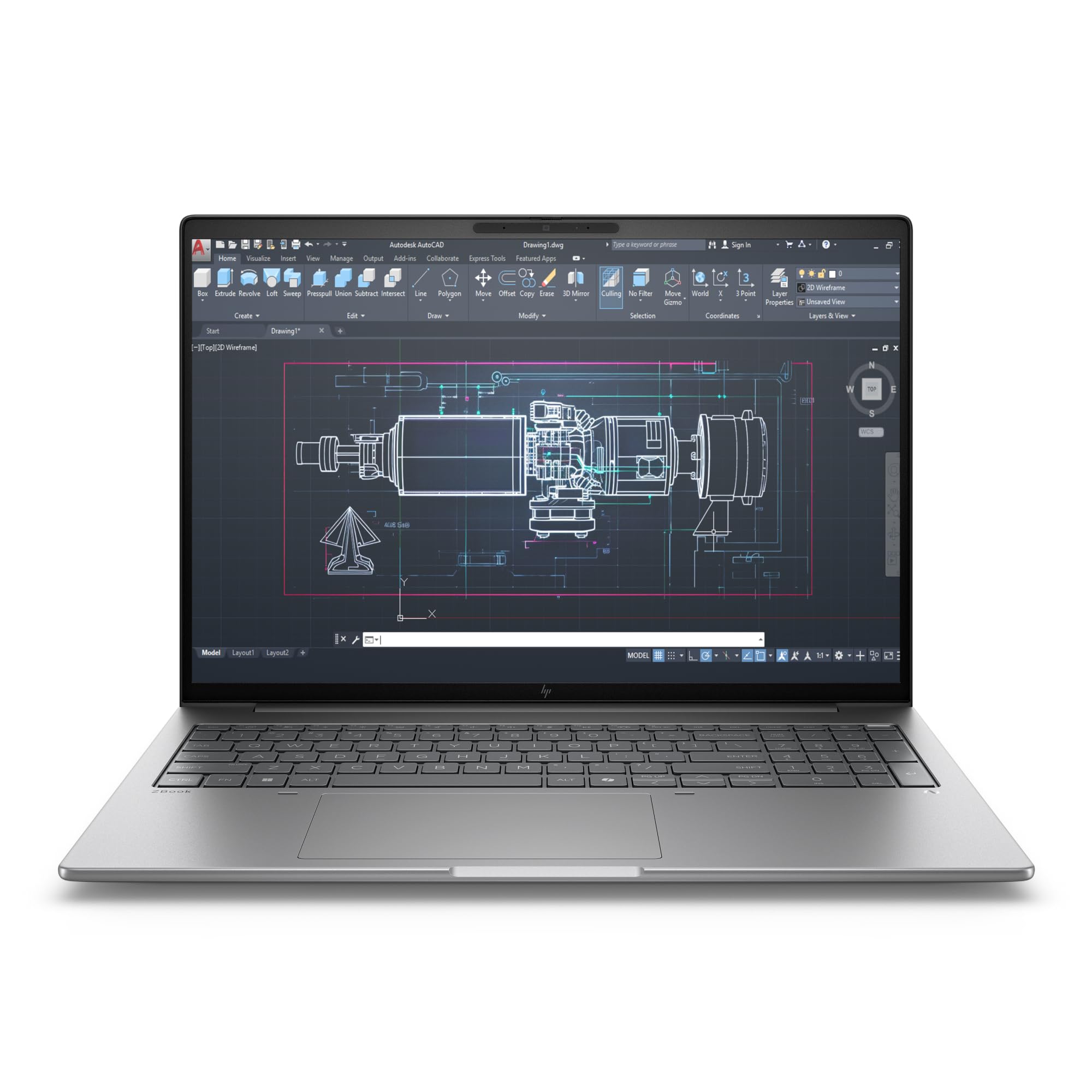 HP ZBook 8 G1i Mobile Workstation - Intel Core Ultra 7 255H / 2