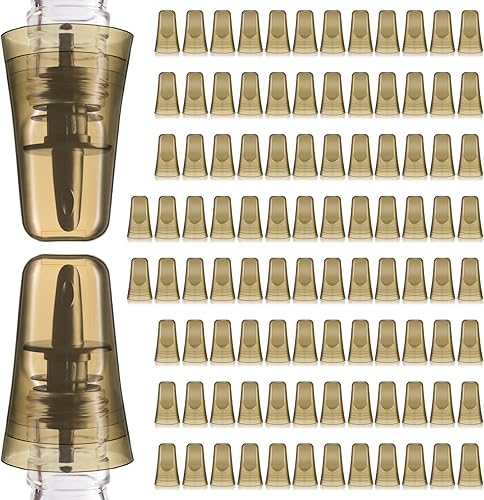 Miniatura 14 de Chengu 36 Piezas Cubiertas para Botellas de Licor Cubiertas de Boquilla Vertedora Tapones Superiores para Botellas Dispensador Universal de Vertido