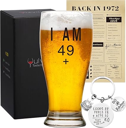 Amazon Co Jp 50歳の誕生日ギフト 男性用 面白い50歳のギフト プレゼントアイデア 男性へのギャグギフト 50歳 Happy Men S 50歳 誕生日パーティーデコレーション用品 I Am 49 ビールグラス 13オンス ホーム キッチン Amazon Co Jp 50歳の誕生日ギフト 男性用 面白い50歳のギフト プレゼントアイデア 男性へのギャグギフト 50歳 Happy Men S 50歳 誕生日パーティーデコレーション用品 I Am 49 ビールグラス 13オンス ホーム キッチン
