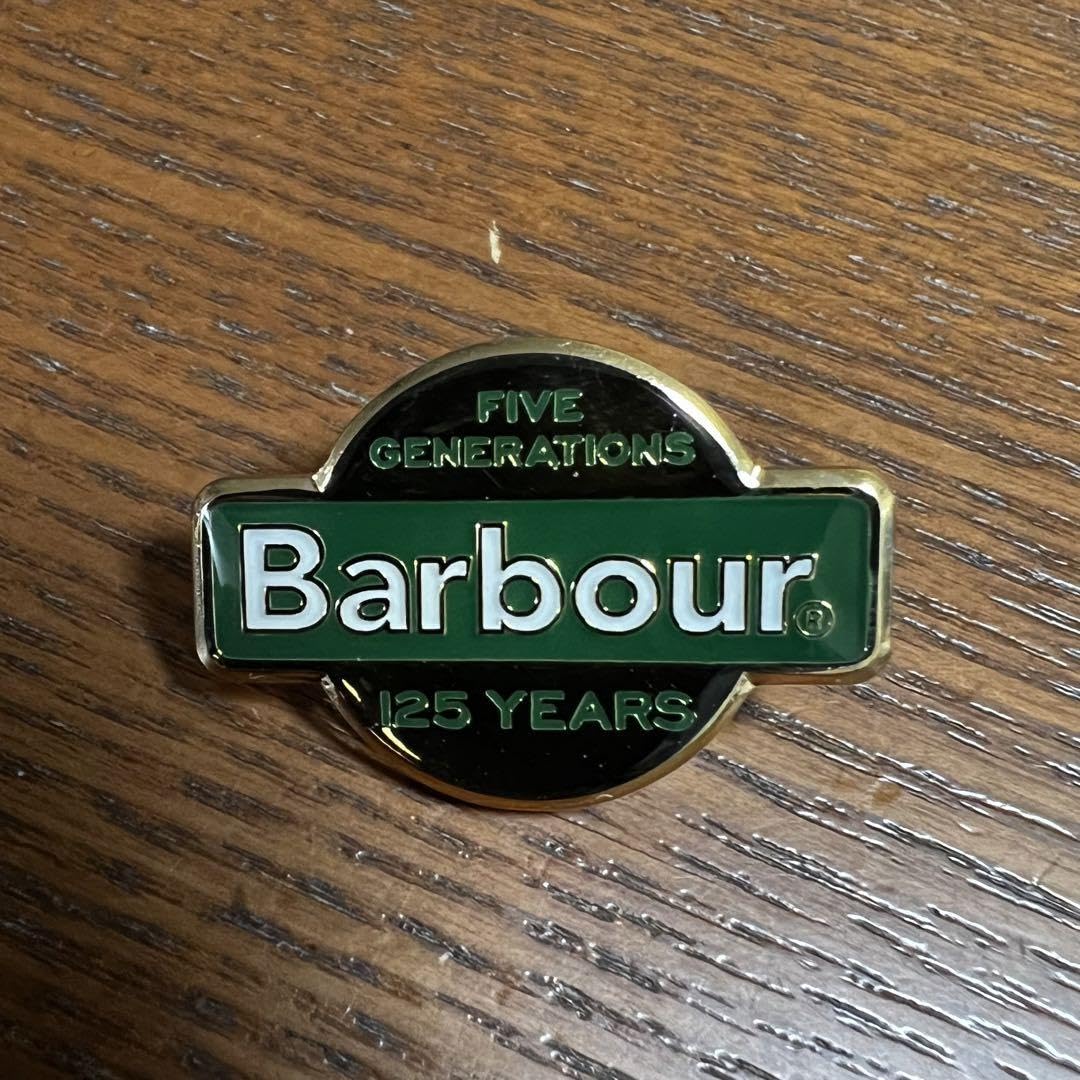 barbour 125周年モデル新品未使用タグ付きバッチセット