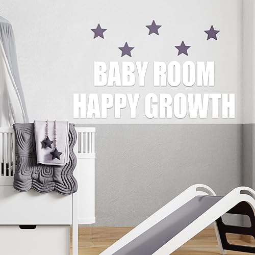 Miniatura 5 de 30 hojas de calcomanías de letras grandes, calcomanías autoadhesivas del alfabeto de 4 pulgadas, calcomanías de letras grandes de PVC para tablones