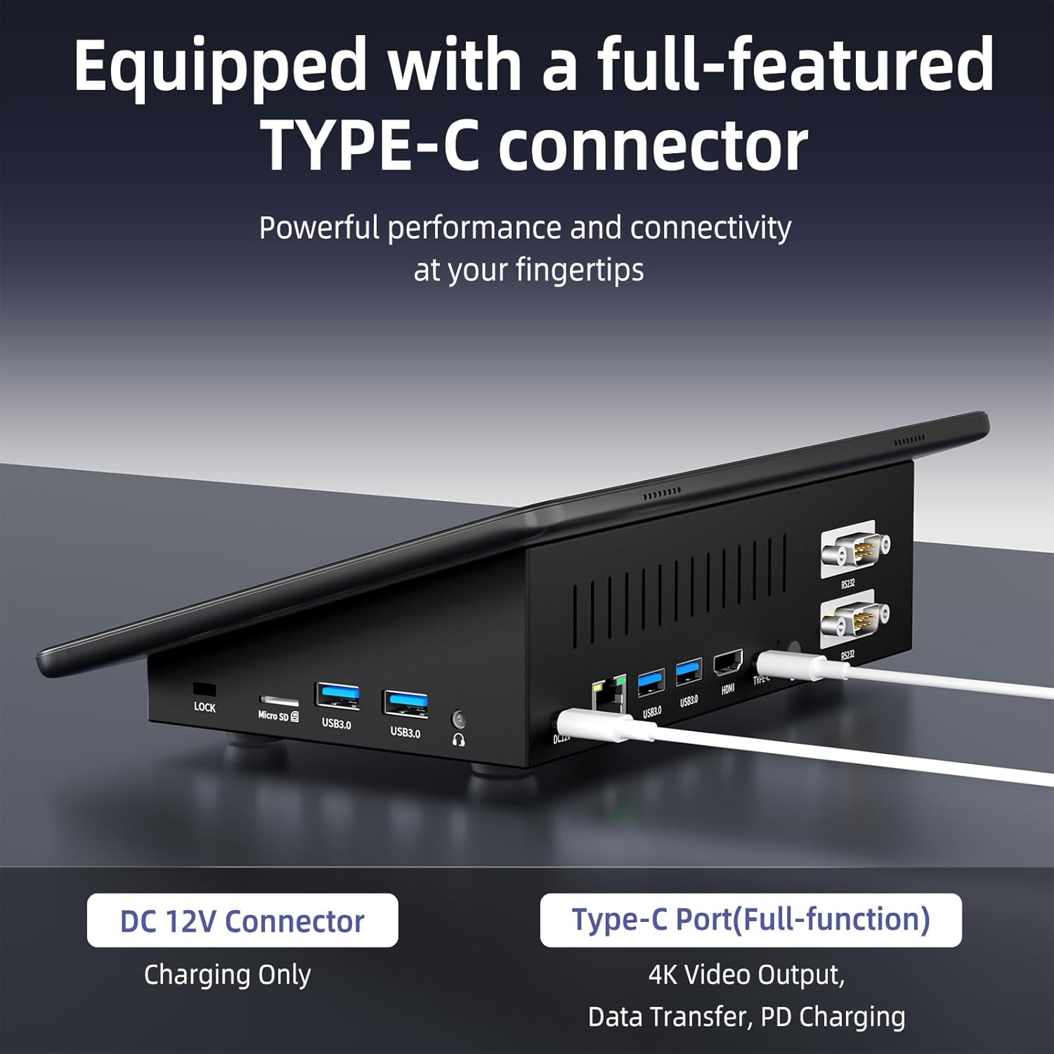 OuuOee Mini PC F10 N5095 Type-C Connector