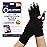 Doctor Developed Compression Gloves for Women and Men, Open-Finger Arthritis Gloves, Typing Gloves, Arthritis & Carpal Tunnel (Black,1 Pack, Large)