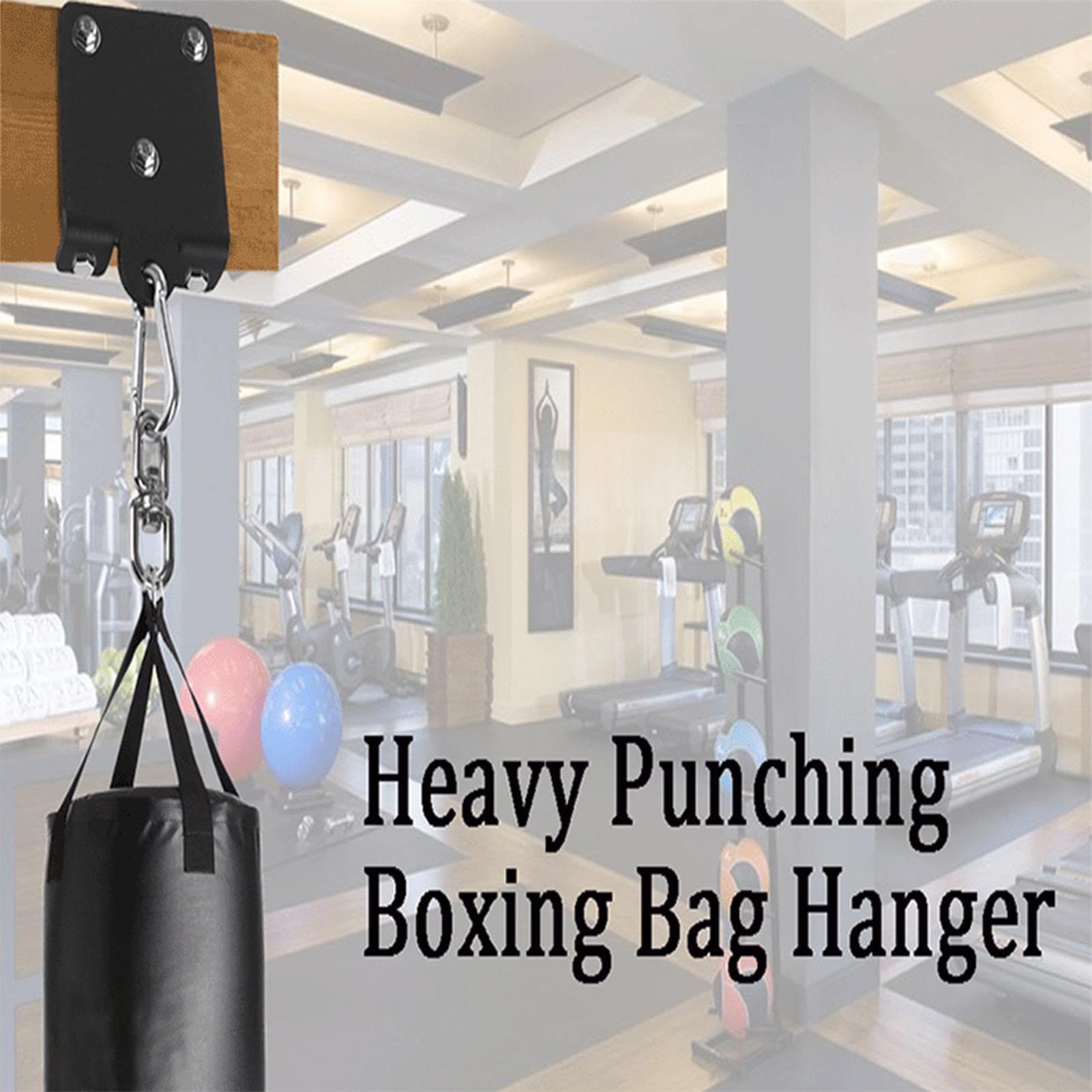 Supporto per sacco da boxe, catena girevole in acciaio inossidabile con 1 moschettoni per sacco pesante, altalena da palestra, trapezio e amaca | Leroy Merlin