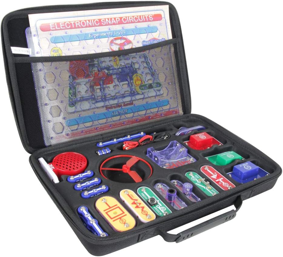 Hermitshell Hard Travel Case for Snap Circuits Electronics Exploration Kit (Case for Jr. SC-100)