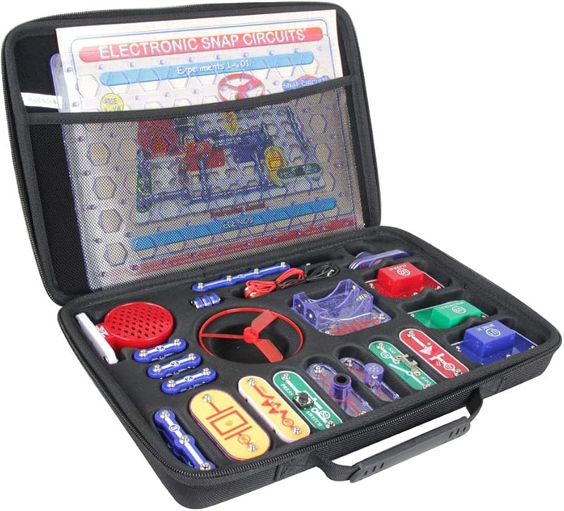 Hard Travel Case for Snap Circuits Electronics Exploration Kit (Case for Jr. SC-100)