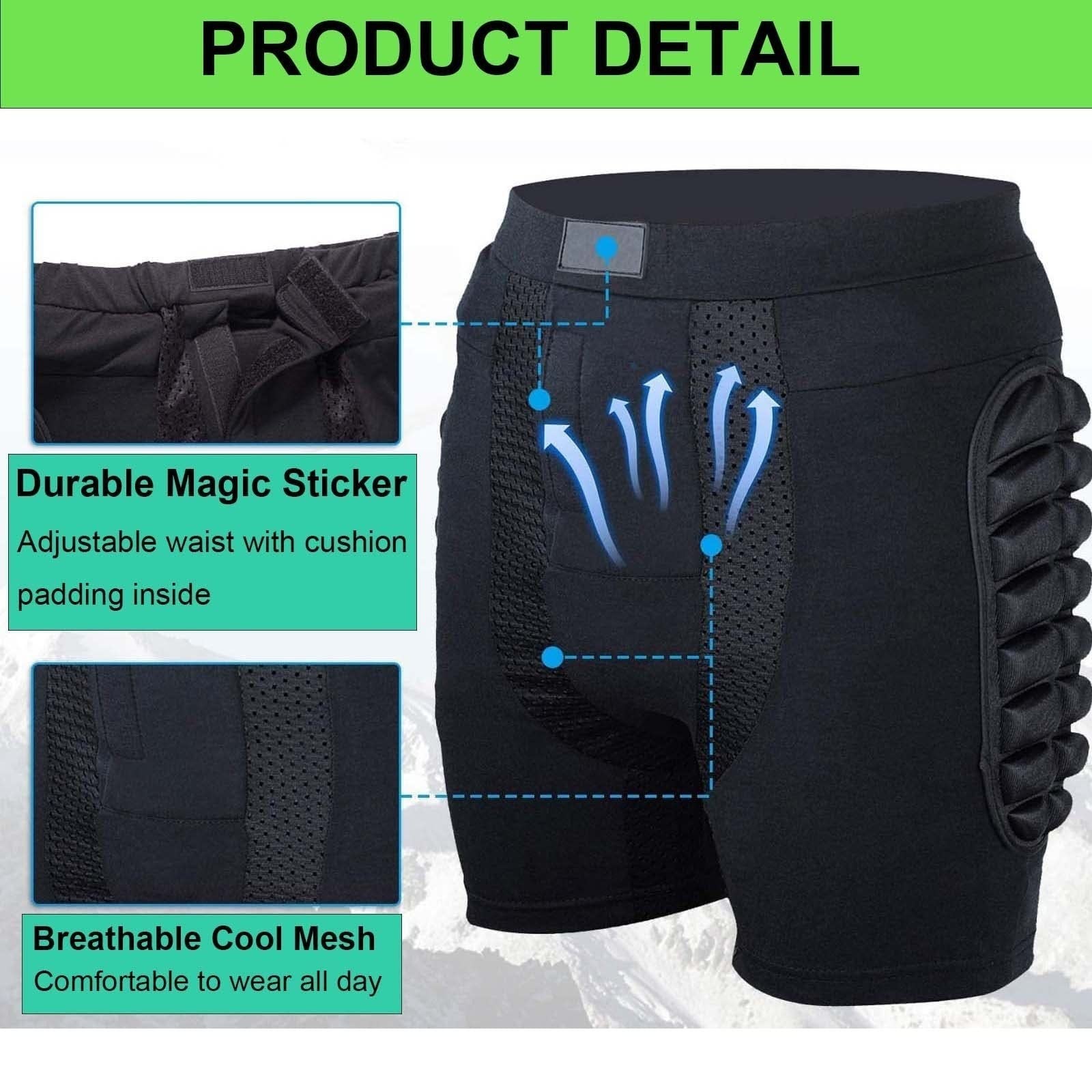 Protezione Coccige Snowboard MCWJDSD Pantaloncini Protettivi Per