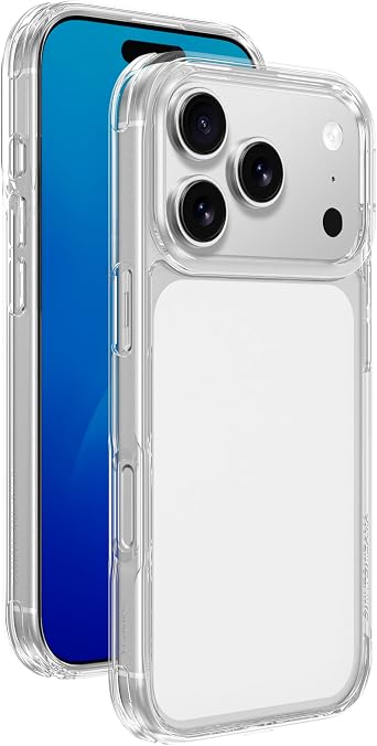AMAZINGthing for iPhone 17 Pro [Minimal Case], Crystal Clear, Slim, Shockproof Protective Phone Cover, 7.7FT Drop Proof, Anti Yellowing, Transparent