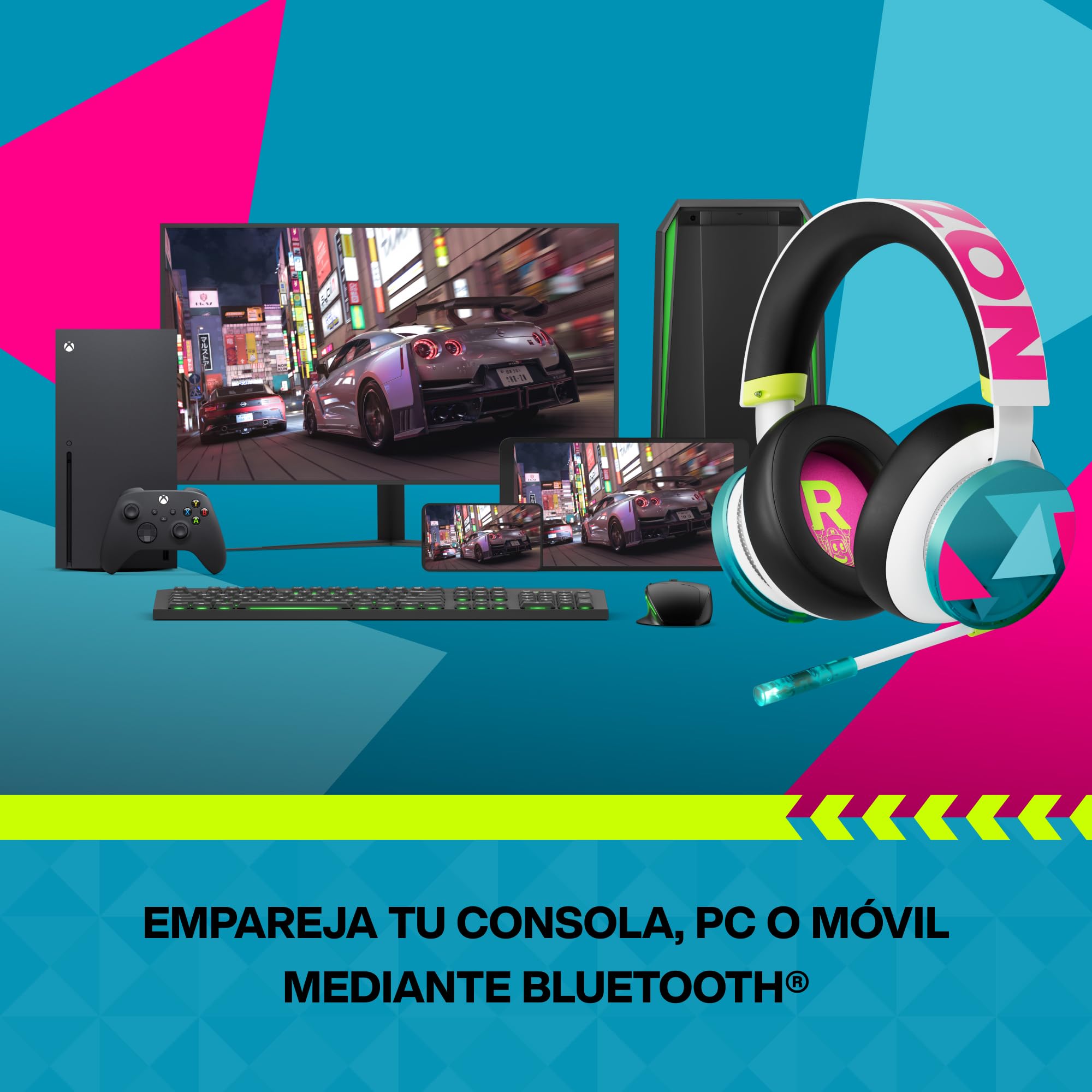 Xbox Auriculares inalámbricos Forza Horizon 6 Edición Limitada Series X|S, One, PC y Dispositivos habilitados para la Nube
