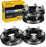 Vista 1 de dynofit Espaciadores de rueda de 5 x 114.3 de 1 pulgada, 4 piezas para Nissan 350Z/370Z e Infiniti G35/G37/FX35, orificio central de 2.602 in