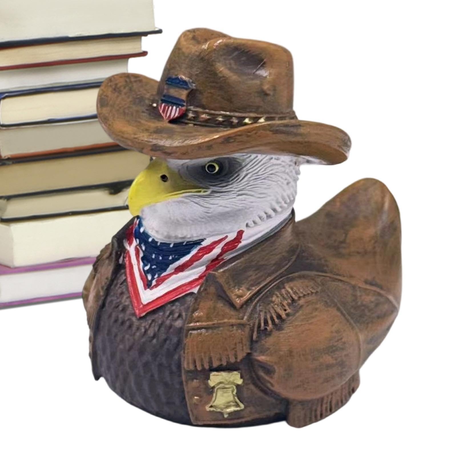 Canard miniature patriotique idée cadeau de collectionneur pour table de chevet