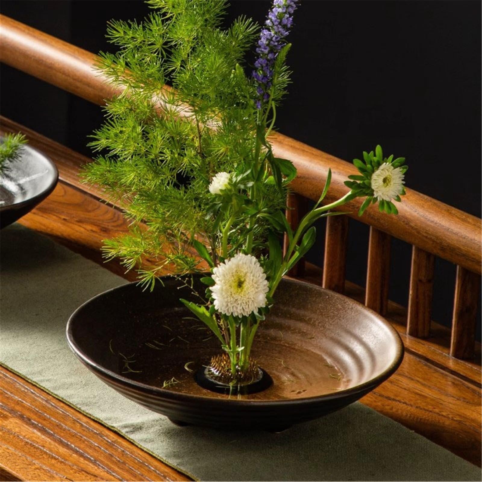 Blumentöpfe Kreativität dreibeinige Blumenarrangement-Untertasse mit Farbverlauf, Blumentopf, Abtropfschale, Gartendekoration