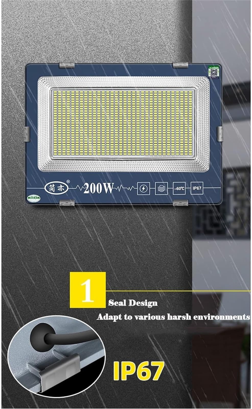 zewnętrzna lampa solarna, Reflektory Led na zewnątrz 600 W 1000(1 Pcs,1000W)