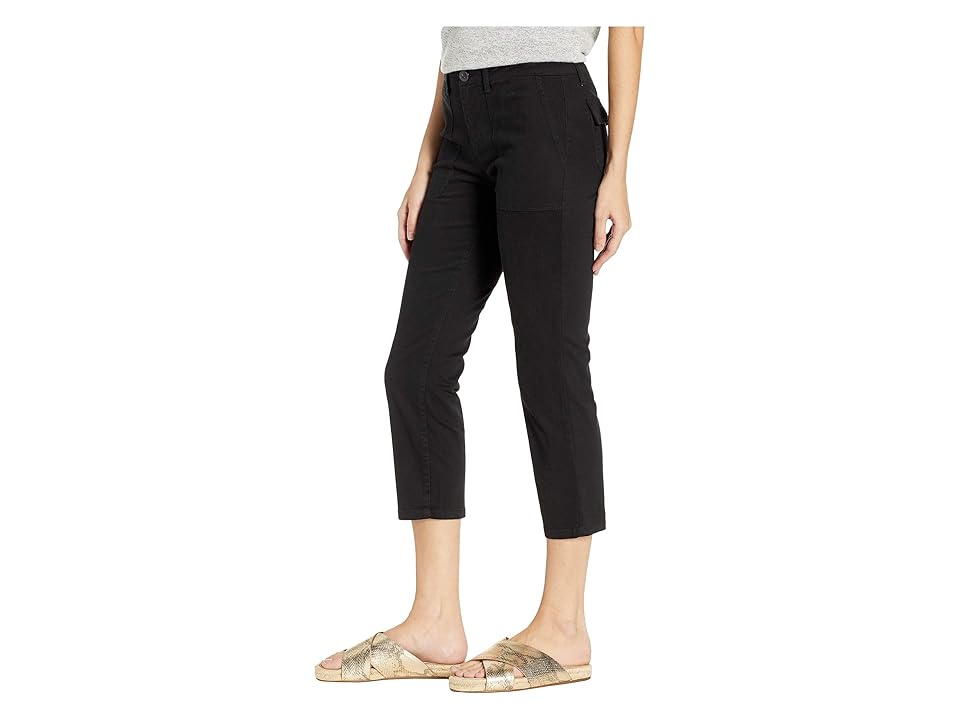 

Sanctuary Peace Crop Chino Pants (Black) Women's Casual Pants