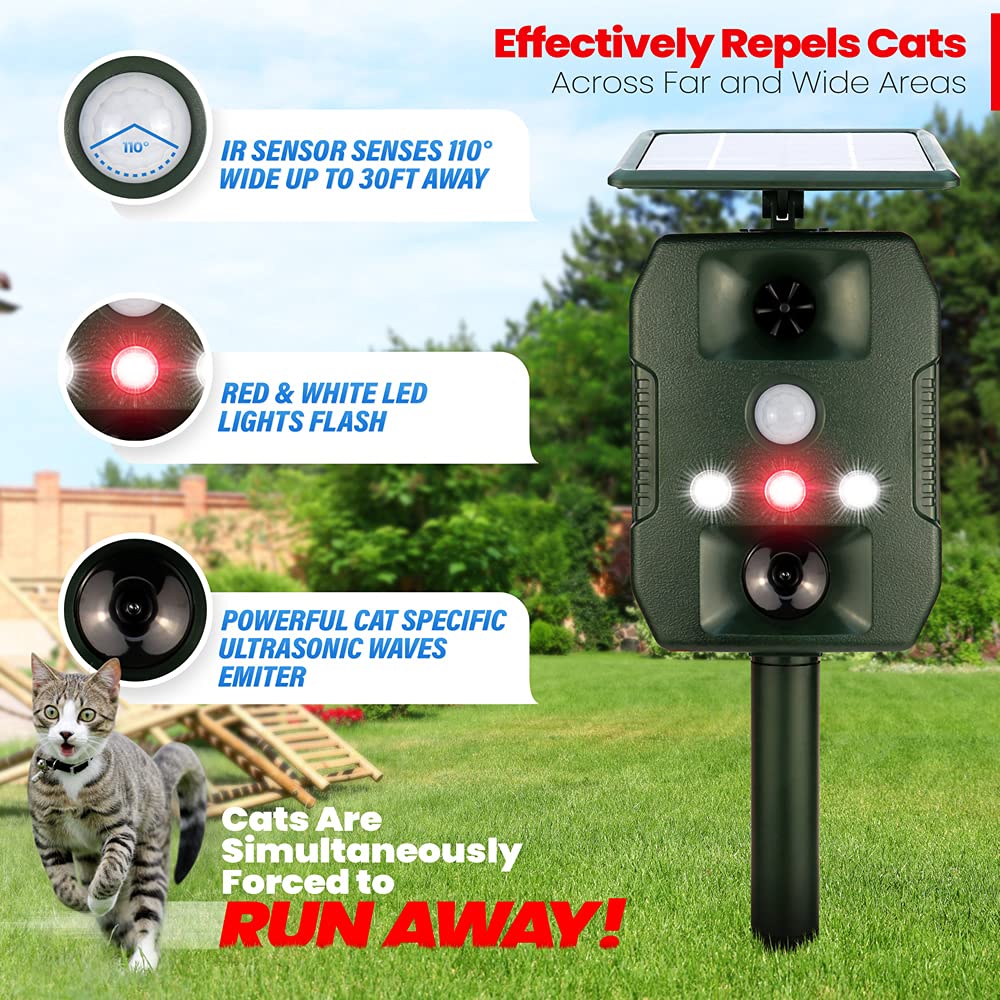 Buy eXuby KeepOff Ultrasonic Cat Repellent w/Strobe Light Keeps Cats