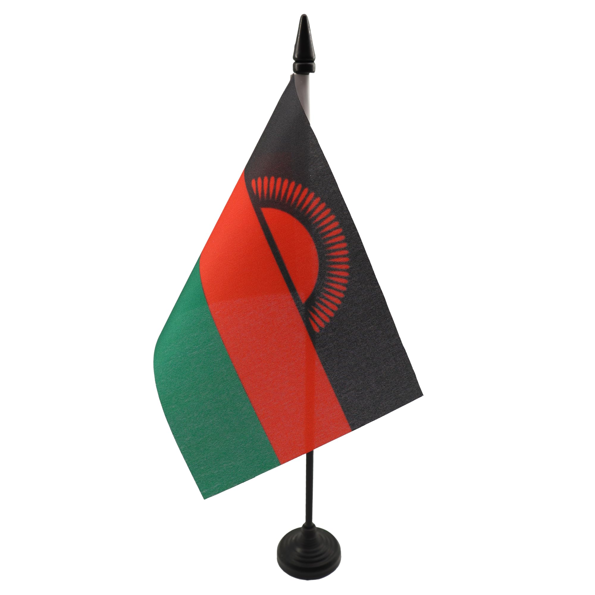 AZ FLAG Malawi Table Flag 4x6 in 100D Polyester Plastic Base