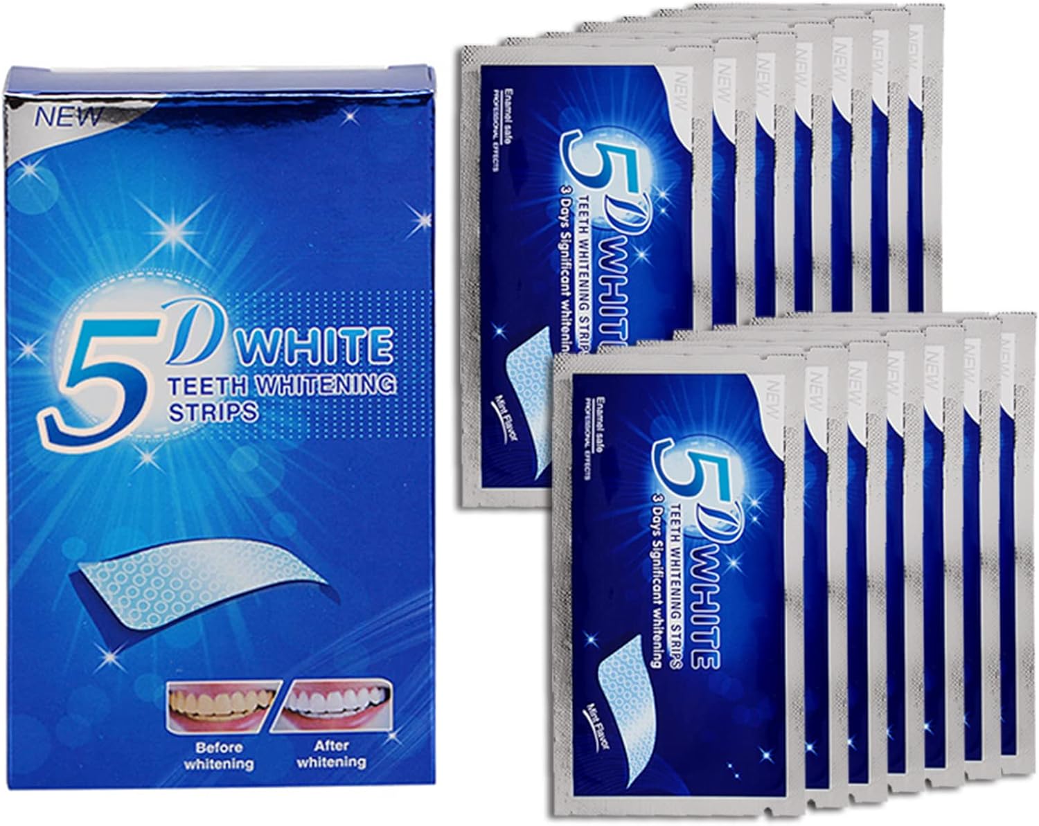 LacyMC Teeth Whitening Strips,Effective Nonsensitive Teeth Whitening