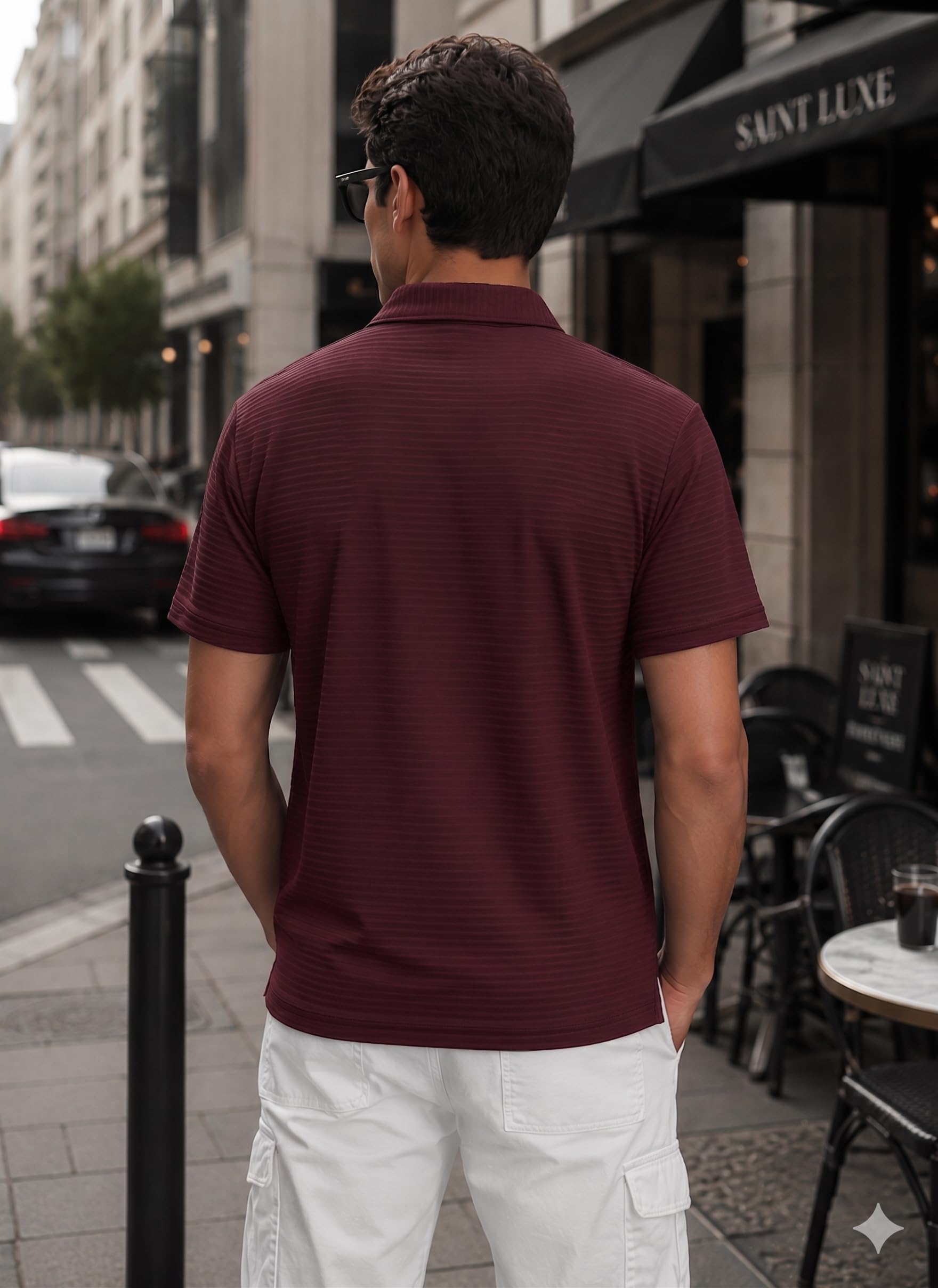 Preneum Men’s Polo T‑Shirt | Comfortable Rich Polycotton, Band Collar, Regular Fit | Stylish & Premium All Day Wear (Available in Plus Sizes) 1