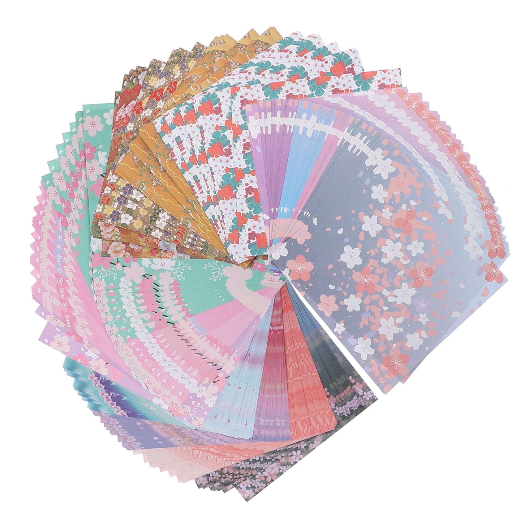SEWACC 480blätter Bastelpapier Zum Origami Falten Hochwertiges Quadratisches Faltpapier Bedruckt Für Diy-projekte Scrapbooking Und Kinderkreativität
