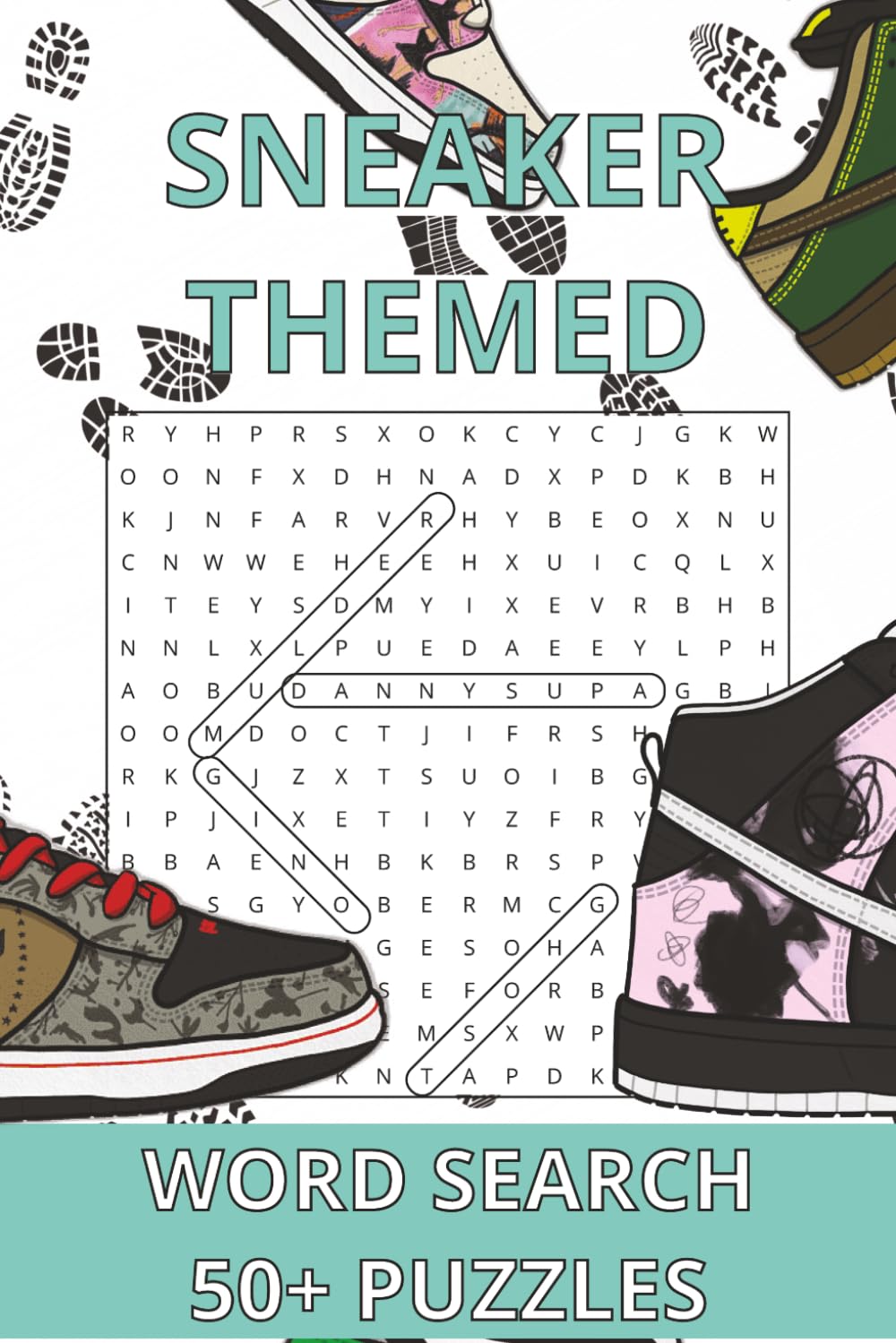 Skateboarding SB Sneaker Themed Word Search Puzzle Book: SB Sneaker Themed Word Searches with Easy to Read Print About Sneakers / Shoe Collector / ... Gift for Vacations, Free Time, and Holidays