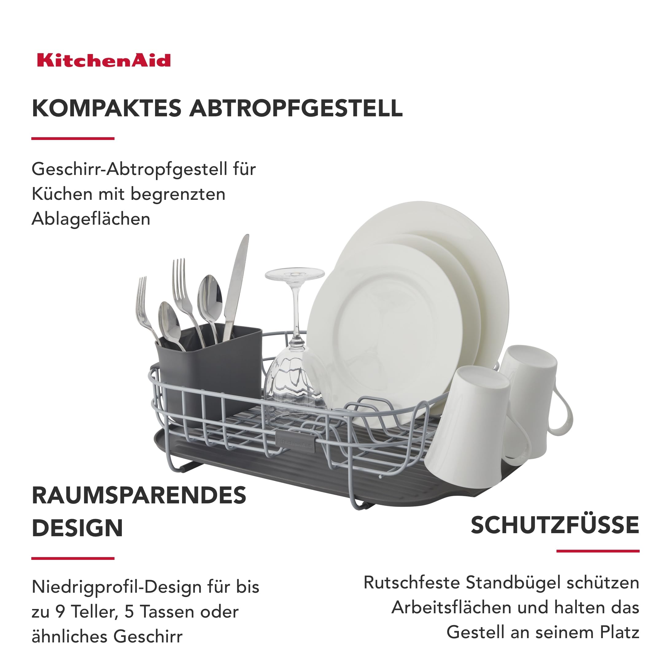 KitchenAid Niedrigprofil-Geschirrspülkorb