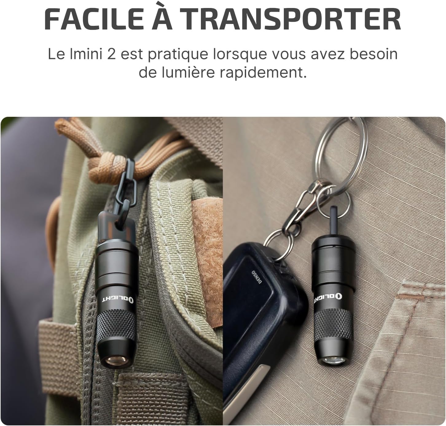 OLIGHT Bundle de Lampe de Poche Ultra Puissante Rechargeable X7R Marauder2 (Jusqu'à 14000 Lumens,800M) + Mini Petite Lampe Torche Porte-Clés I MINI2 USB Magnétique (50 Lumens, 44M) IPX8 Étanche