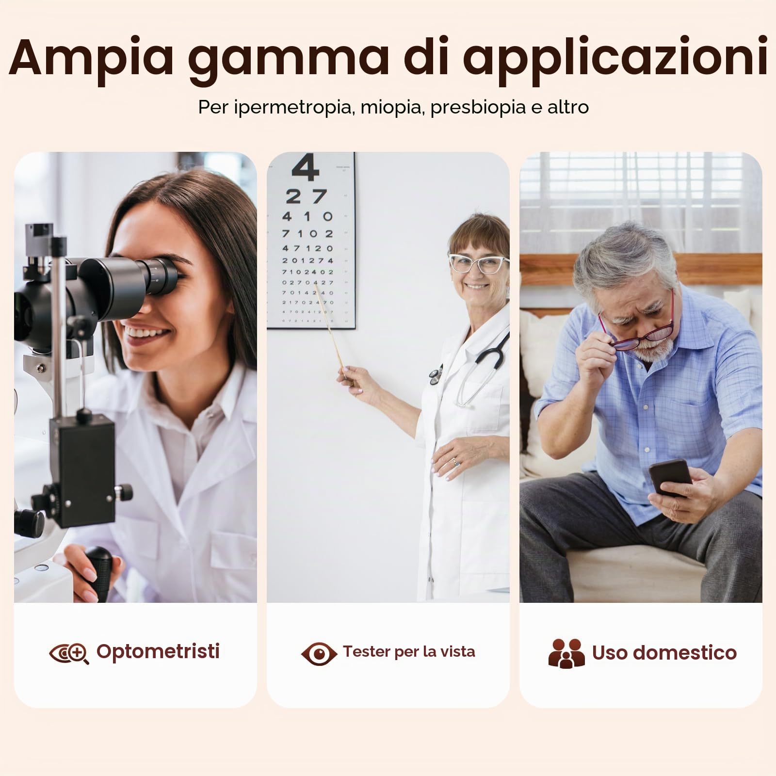 Optometrista Lenti Occhiali Prova Ottica Telaio Test Optometria Kit Metallo Strumento Lente Cerchio Alta CompatibilitÀ Kit Professionale Cassetta Bloccabile Portatile Resistente Graffi