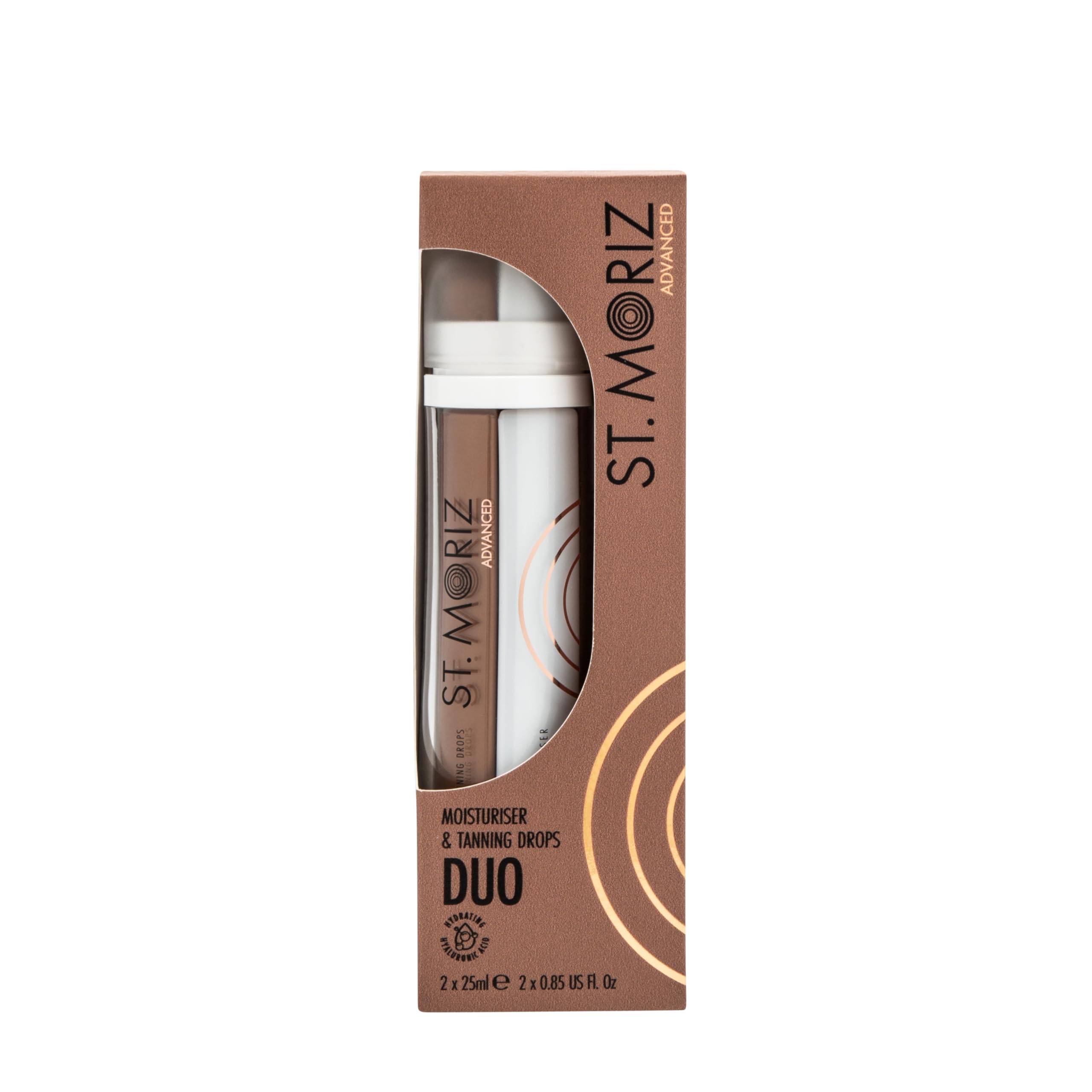 St Moriz Advanced Moisturiser & Tanning Drops Duo, Cream, 50 ml (Pack of 1)