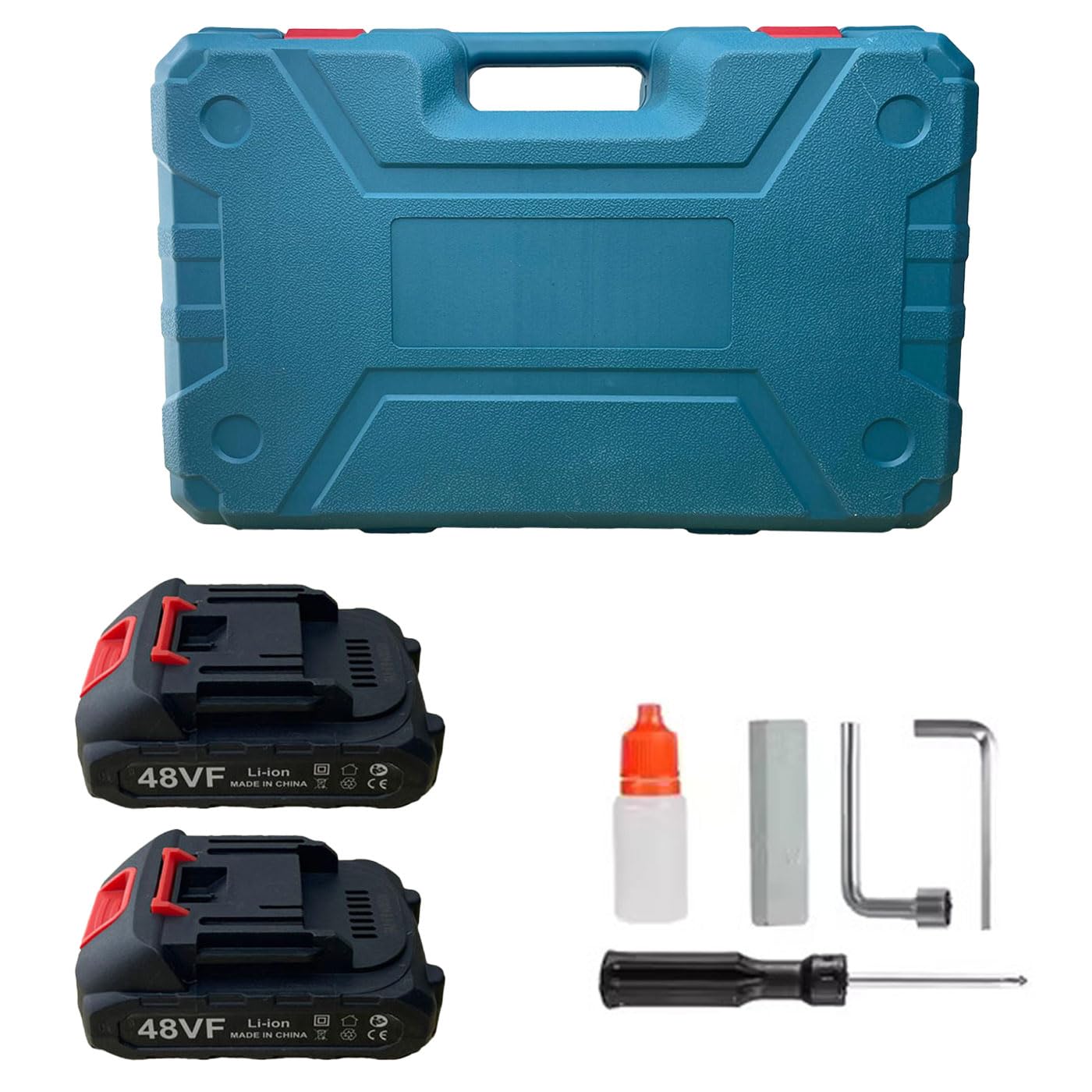 Kit Potatura a Batteria Con Forbici e Motosega a Batteria 6 Pollici, Kit 2 in 1, Cesoie E Mini Motosega Elettriche per Potatura Giardino Rami Arbusti Vigneto
