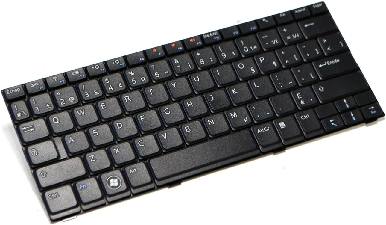 4CPJW French Canadian Clavier Keyboard for Dell Inspiron Mini 10 1012 1018 Laptop V111502DS1 PK130F11A09