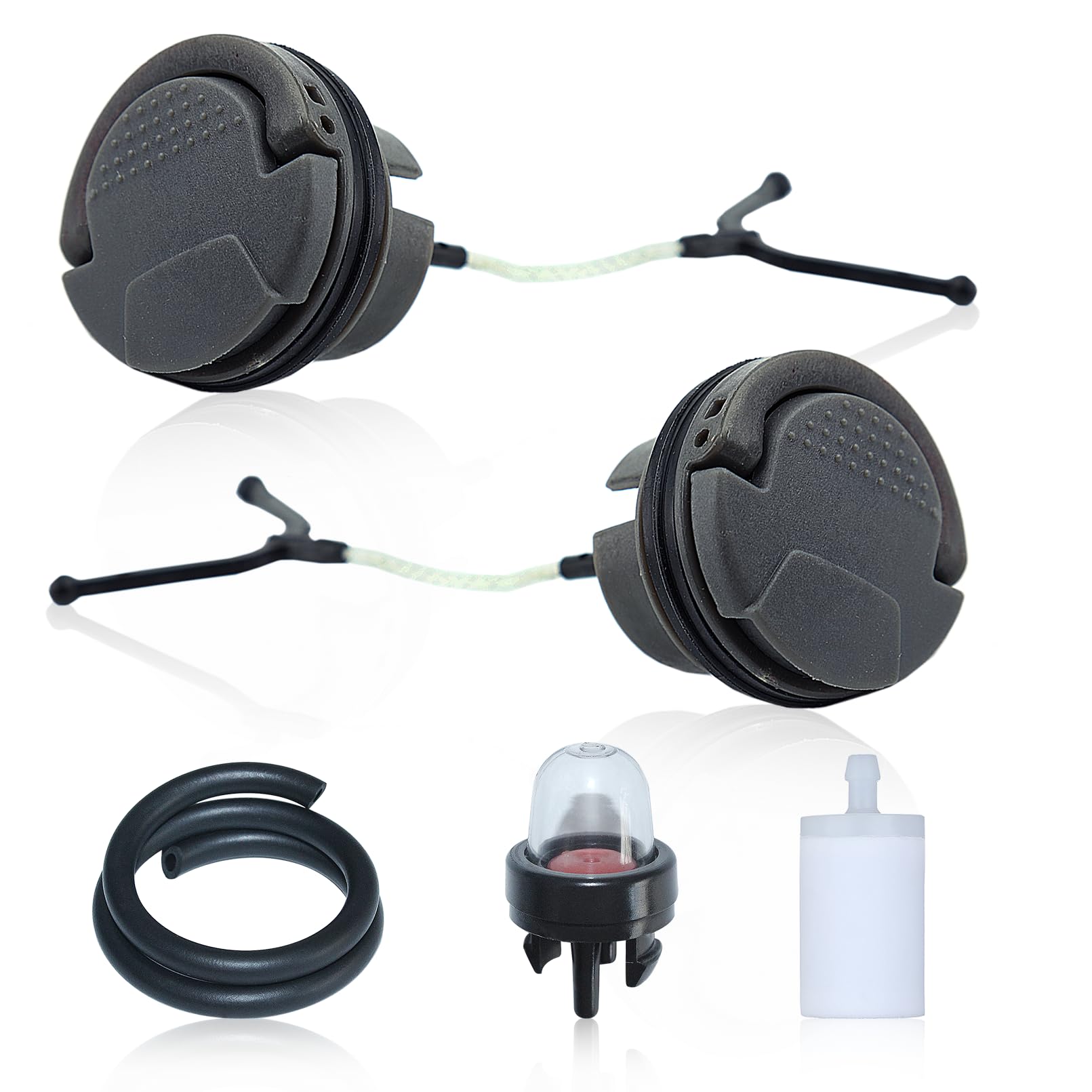 Coperchio dell'olio per Husqvarna 130 135 435 440 445 450 455 460 Rancher 550XP 545 562XP 565 572XP, ricambio filtro carburante, tubo del carburante e pompa di primer 522620001, 5262000000001