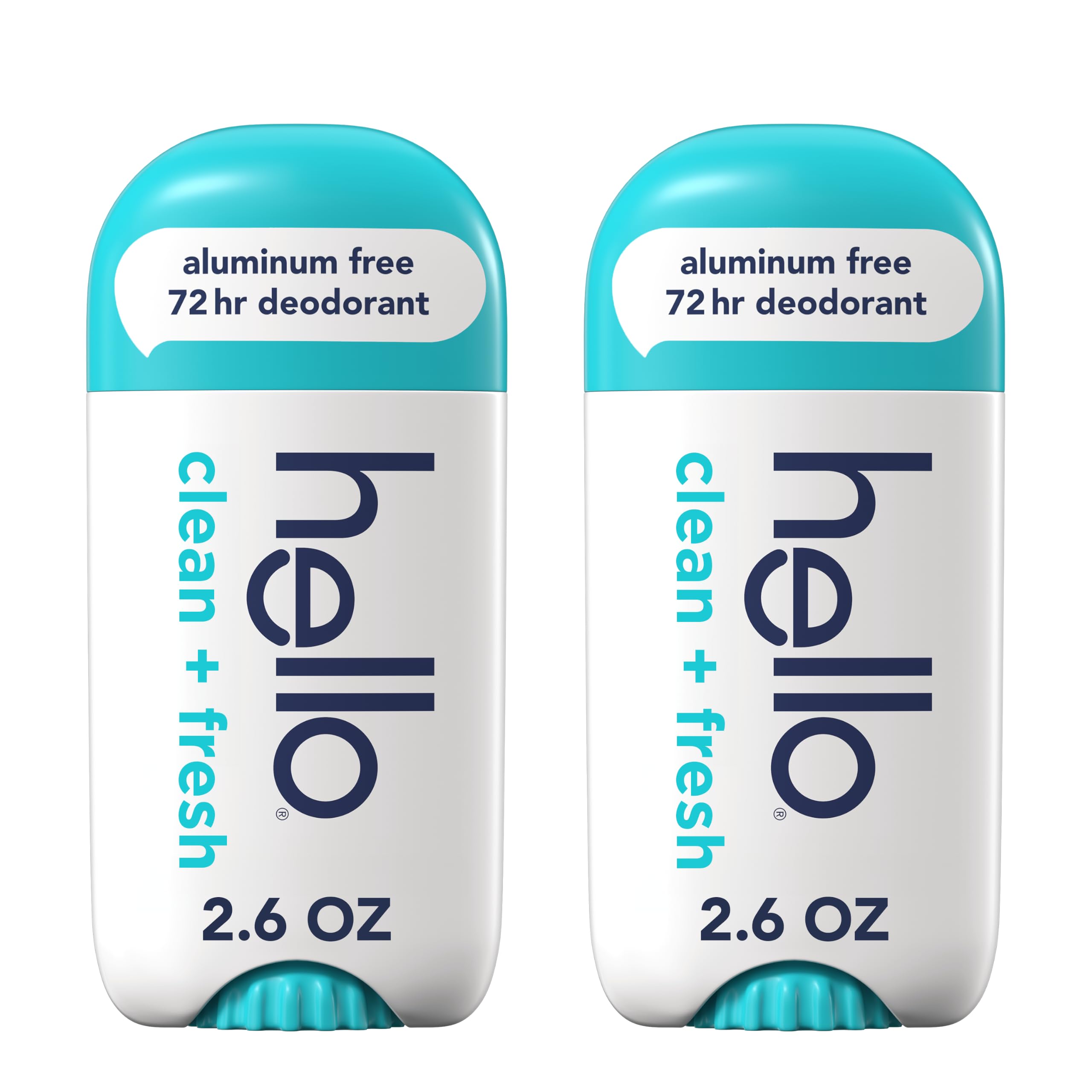 Photo 1 of hello Clean + Fresh Aluminum Free Deodorant (2 Pack)