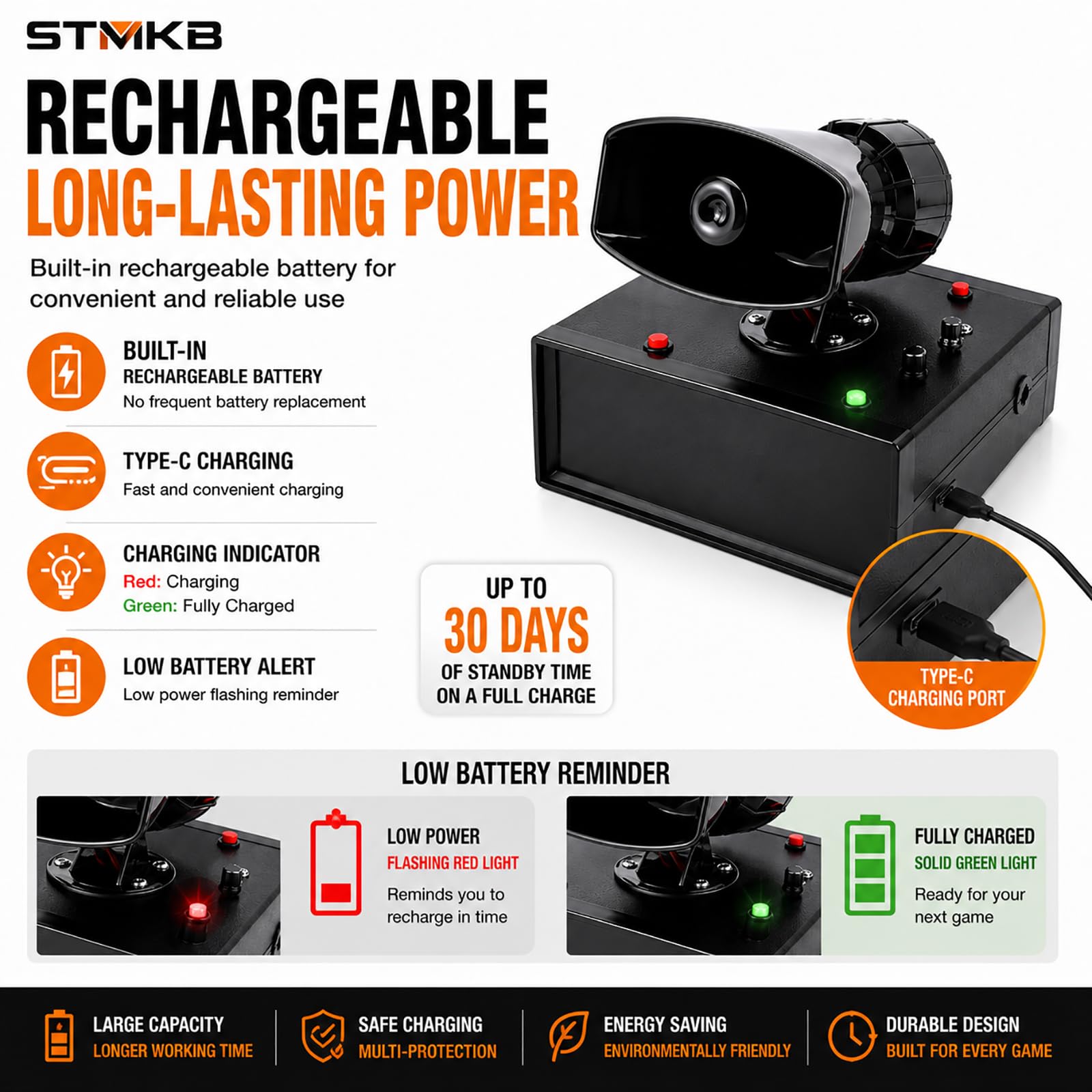 Zumbador De 40 W Para Juegos De Baloncesto Con Control Remoto Inalámbrico