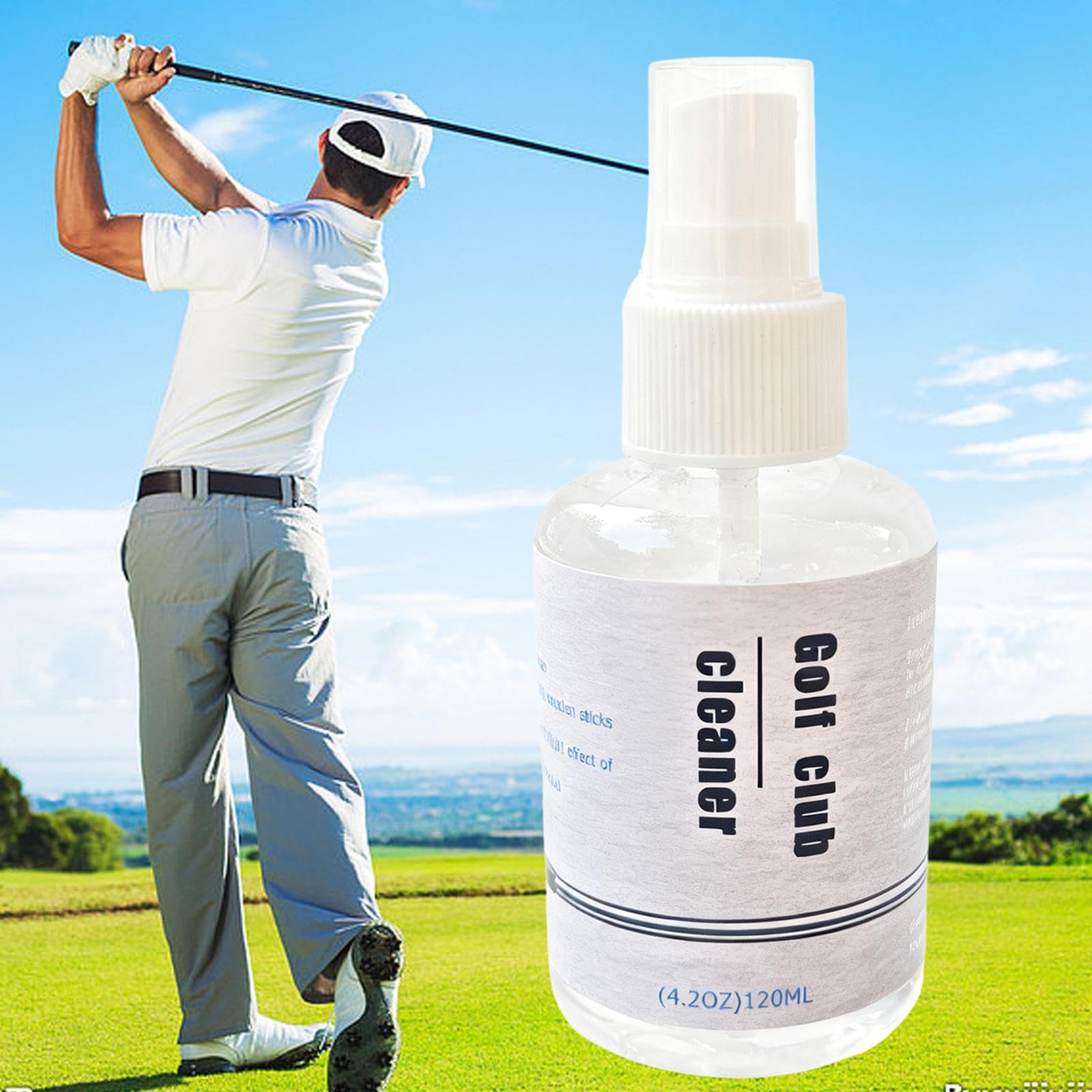 Pulidor de palos de golf - Kit de limpieza de palos en spray invisible de secado rápido y suave | Para hombres, mujeres, golfistas, padres y aficionados a los deportes al aire libre y en interiores.