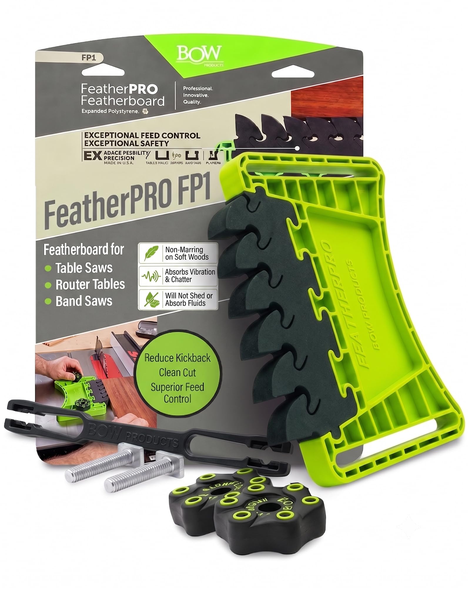BOW Products Featherboard - Kickback Prevention -1