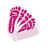 Pink 60 Pairs120Feets Spray Tan Pads for Sunless tanning or Beauty Salon