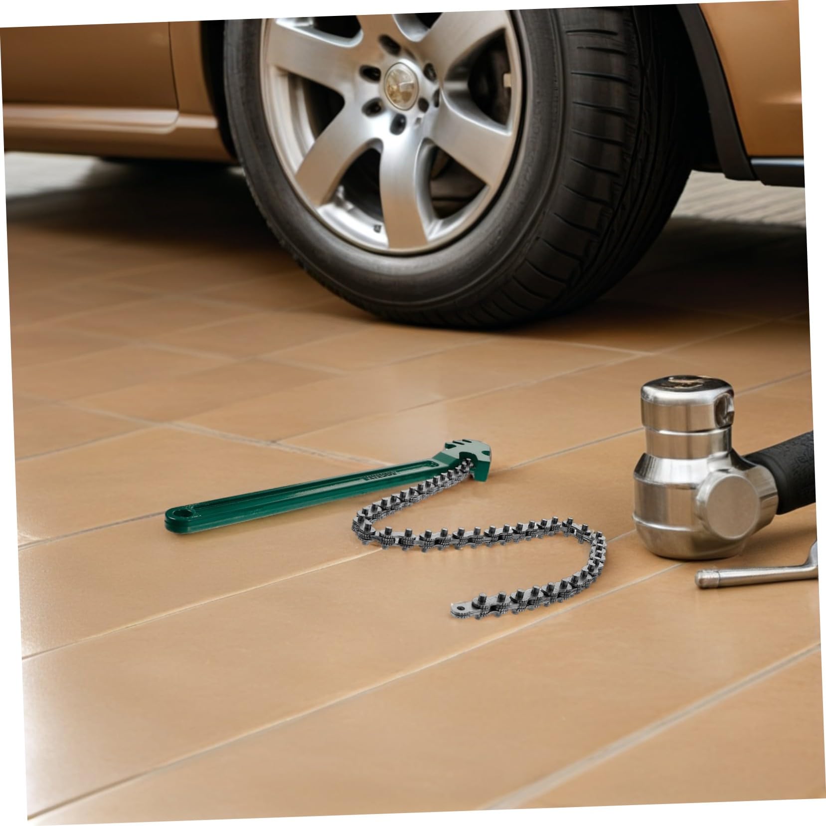 2 Pezzi Chiave A Nastro Per Filtro Olio Chiave A Catena Per Filtro Olio Per Auto Ad Alta Resistenza