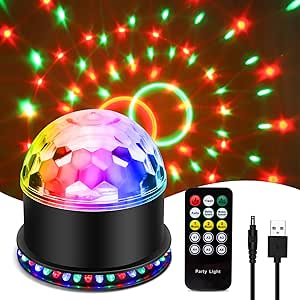 SunTop Partylicht Discobal Led-party Lamp Muziek Gestuurd Disco Lichteffecten Disco Licht Partylicht Met Afstandsbediening