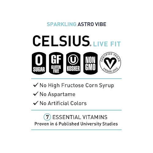 Vista 9 de CELSIUS Fitness - Bebida energética de 12 onzas líquidas, vibración de melocotón espumoso (paquete de 12)